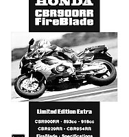 Honda CBR 900RR Fireblade Ltd Ed Extra