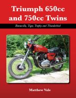 Triumph 650cc & 750cc Twins (Hardcover)