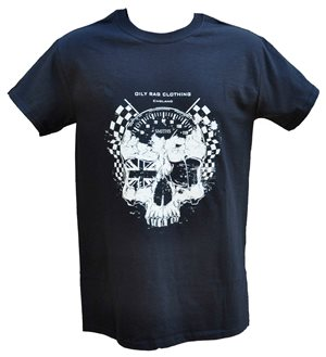 Ton Up Skull T Shirt | National Motorcycle Museum