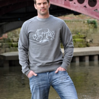Speed Shop Sweat Shirt Unisex Grey