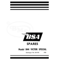 BSA 1968 Illustrated Spare Parts Manual. 441cc B44 Victor Special unit single only. DANNY/1038