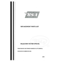 BSA 1969 Illustrated Spare Parts Manual 441cc B44 Victor Special unit single only. DOLLY/1043