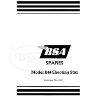 BSA 1969 Illustrated Spare Parts Manual 441cc B44 Shooting Star unit single only. JOHN/1035