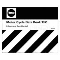 BSA 1971 Technical Data Manual. All models. ERMAG/2177
