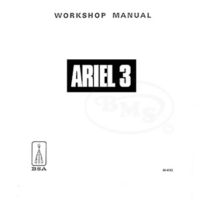 BSA 1970 to 1974 Workshop Manual. BSA/Ariel 50cc Ariel 3 3-wheel moped. PABLO/508