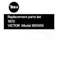 BSA 1973 Illustrated Parts Manual B50MX. BETLEY/2482