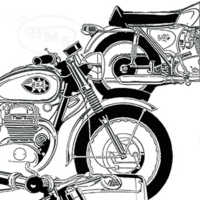 BSA 1968 Annual Sales Leaflet. Covers models D14/4 D14/4S B25 B44SS A50 A65T A65L A65SS only.