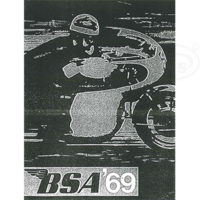 BSA 1969 Annual Sales Brochure covers all models EXCEPT 750cc Rocket 3.