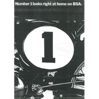 BSA 1973 Sales Leaflet Victor 500cc MX (American edition).