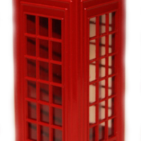 Die Cast Metal Telephone Box - Money Bank