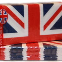 Union Jack Pocket Tissues