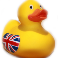 Union Jack Rubber Duck
