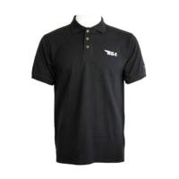 Classic Mens Polo Shirt (Thunderbolt) - Black