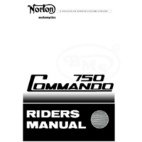 Norton 1970 Instruction Manual. 745cc Commando S-type & roadster only. Very detailed. ISOLASTIC/918
