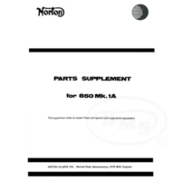 Norton 1973 Illustrated Spare Parts Supplement. For the 850 MK 1A. BOLDRE/2835