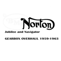 Norton Undated Gearbox stripdown/repair/ assembly sheets. 249cc Jubilee & 349cc Navigator. DESCARTES/294