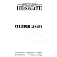 Hepolite 1955 Vacrit Cylinder Liners. HEPA/3326