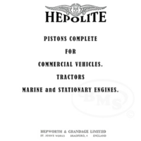 Hepolite 1955 Pistons Complete for Commercial Vehicles, Tractors, Marine and Stationary Engines. GRAMS/3324