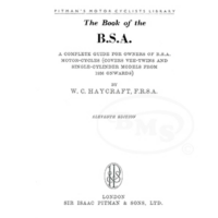 BSA 1945 to 1959 Pitman Book of the BSA of all four stroke singles, except the 250cc and Gold Star models. ISAC/3331
