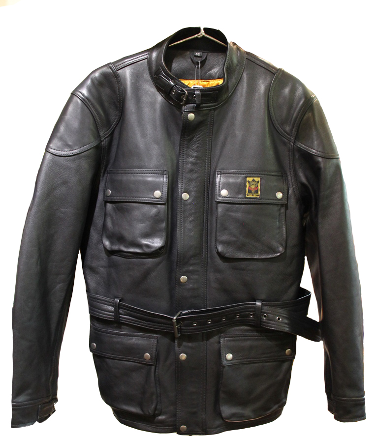 The Patrol Leather Jacket - Black
