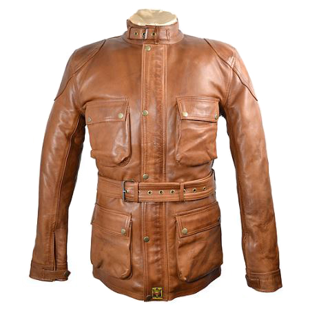 The Patrol Leather Jacket - Tan