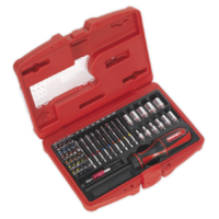 Fine Tooth Ratchet Screwdriver & Accessory Set 51pc - AK64903