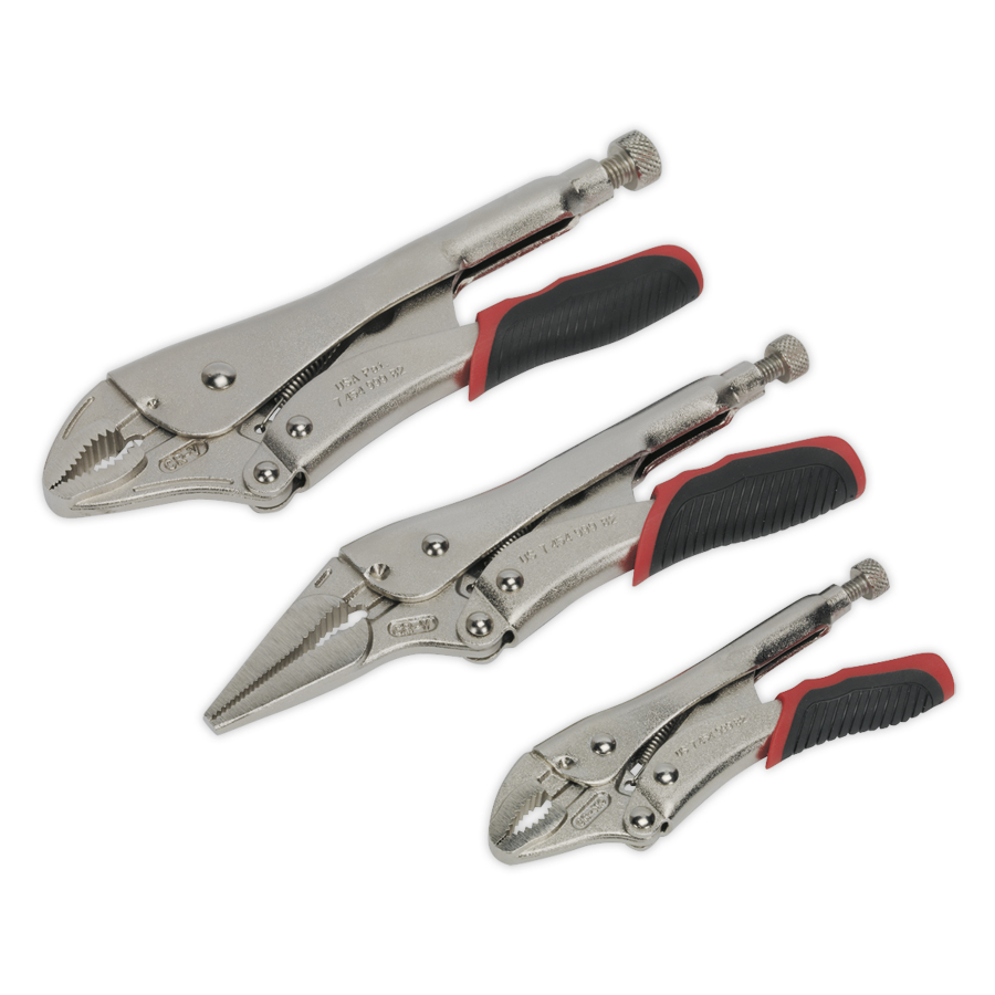 Locking Pliers Set 3pc Quick Release - AK6863