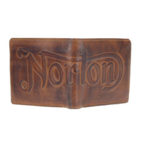 Norton Wallet Large Exterior Deboss Logo Tan