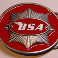 BSA Golden Flash Buckle RED