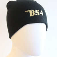BSA Beanie hat Black Gold Embroidery