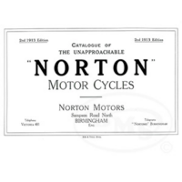 Norton 1913 Annual Sales Catalogue. All models.