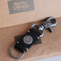 Antique Finish Keychain - Black