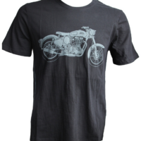 Contrast RE Classic Print T Shirt - Black