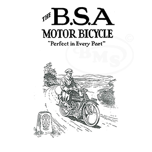 BSA 1913 Annual Sales Leaflet. 3.5hp model.
