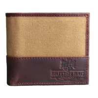 Canvas Wallet Wax - Camel
