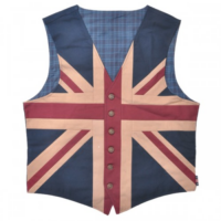 Union Jack Waist Coat - 42 inch L