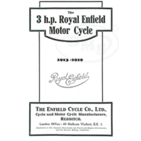 Royal Enfield 1913 Instruction Manual & Illustrated Spares List. 3 hp V-twin model No. 140 only. HADEN/2213