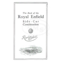 Royal Enfield 1922 to 1923 Instruction Manual. Covers 8hp 965cc model 180 sidecar combination. LEACH/1573