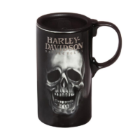 Harley Davidson Tall Boy Latte Mug - Skull