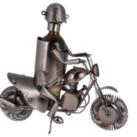 Metal Biker Bottle Holder