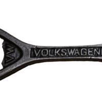 Volkswagen Bottle Opener Hand Held Cast Antique
