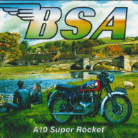 BSA A10 Super Rocket Fridge Magnet