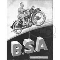 BSA 1930 Annual Sales Leaflet. Covers models B&L.