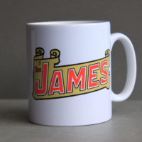 James Mug with NMM Flag