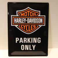 Harley Davidson Parking Only Metal Sign