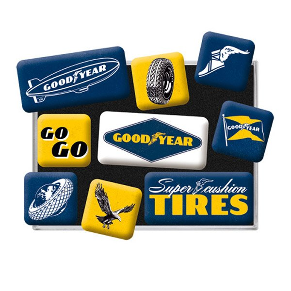 Goodyear-Logos Magnet Set