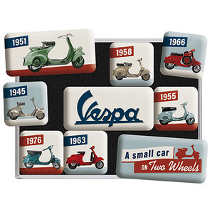 Vespa-Model Chart Magnetic Set
