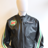 Scott Retro Leather Jacket (with Castrol Patch)