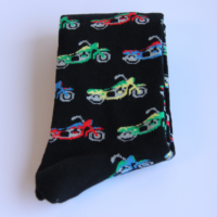 Multi Colour Bikes on socks