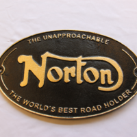 Norton Machines Wall Plaque Oval